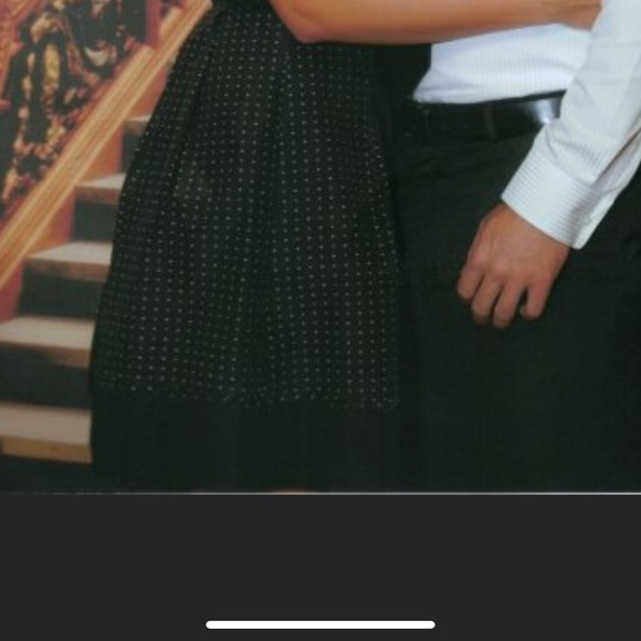 Bcbg maxazria Black midi dress with poko dots. - Picture 8 of 8